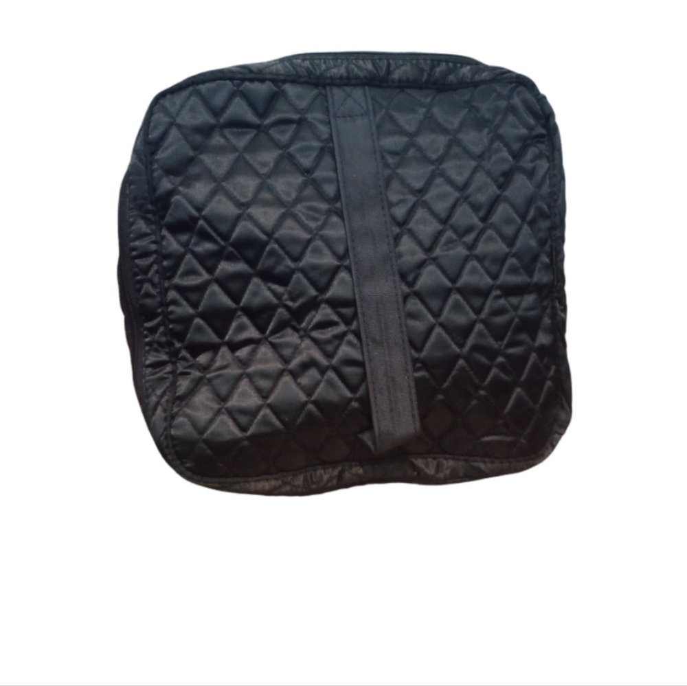 Quilted Black Travel Bag